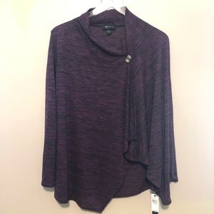 AB Studio NWT cardigan. Large. Amethyst